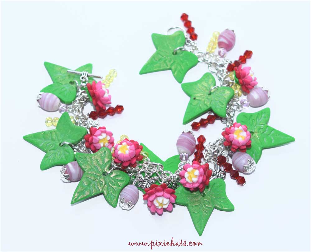 Bellis daisy jewellery - handmade bracelet