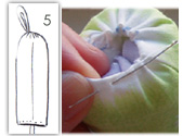 Cat flossing toy step 5
