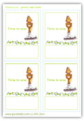General seed packet labels