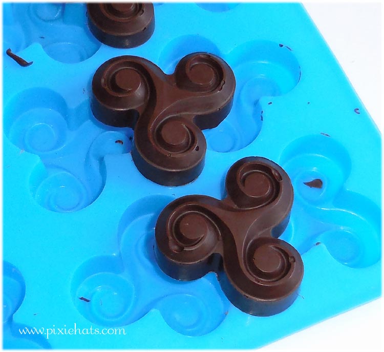 Handmade triple spiral shaped