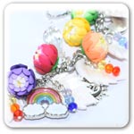 Rainbow charm bracelet project