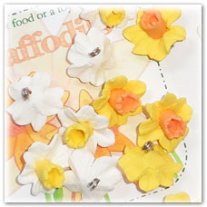 Daffodil beads charms