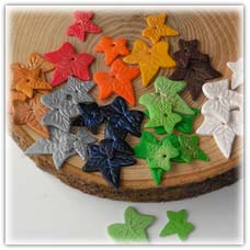 Ivy leaf charms