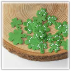 Shamrock clover beads charms