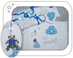 Blue themed hoppy frog birthday ..