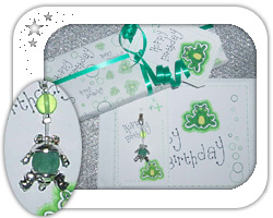 Green themed hoppy frog birthday ..